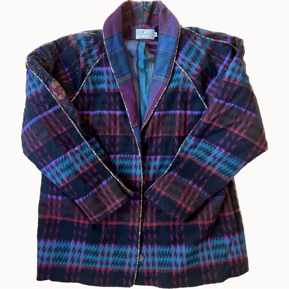 Vintage Multicolored Blazer - Canvasback, Size S